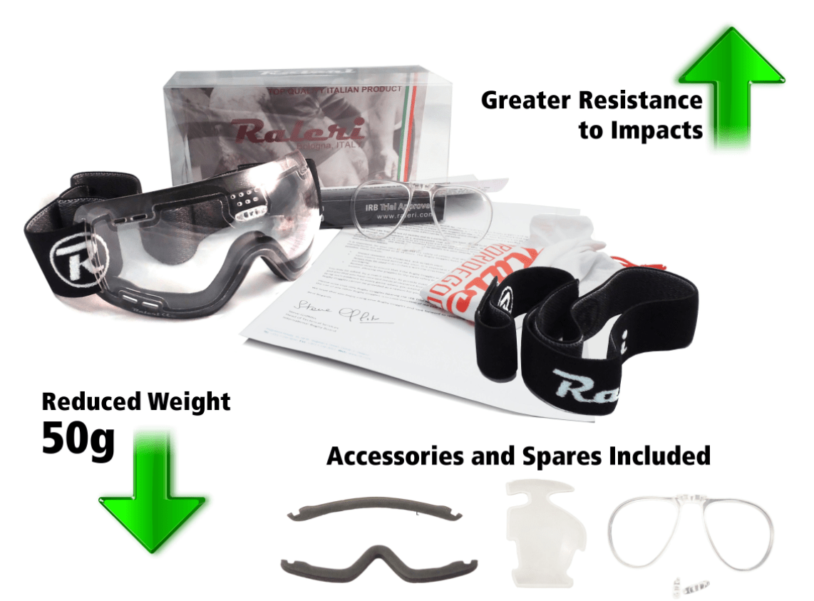 Raleri IRB Rugby 2.0 Goggle Parts Only