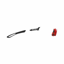 Chromatic Color Kit  (nose pads, temple tips and temple inserts) Black-Fire Red